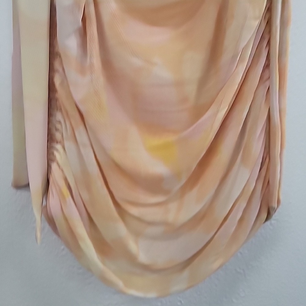 Free People Mesh Multi Color Sleeve-less Top, Size Large - Picture 2 of 9